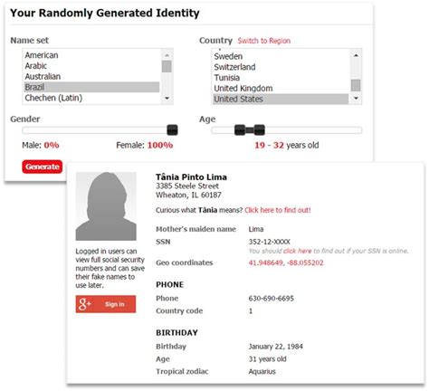 Fake Name Generator United Kingdom.